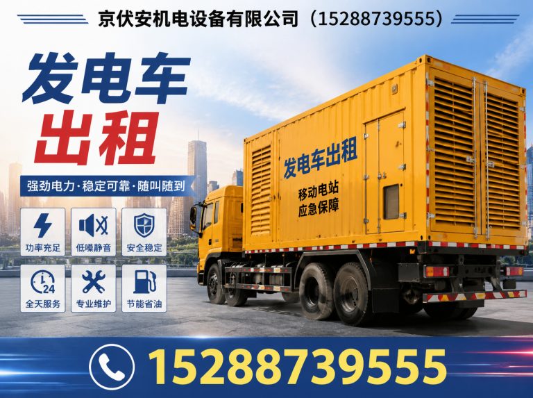 黔西南静音发电车租赁展示图