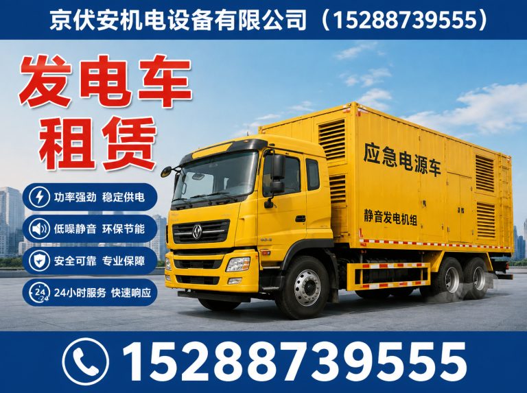 黔西南发电车出租展示图